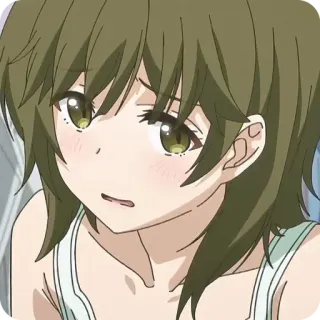 😰 816360e1 Anime, Dziewczyna, Postać, Ilustracja, Kawaii, Słodkie whatsapp sticker