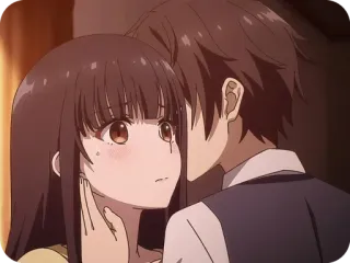 😳 8b422730 Anime, Para, Romans, Miłość, Związek, Kreskówka whatsapp sticker