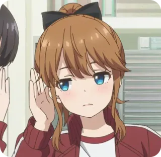 😕 9cdcaf9d Anime, Dziewczyna, słodkie, Kreskówka, Postać whatsapp sticker