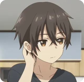 😥 fff17bb0 Anime, Chłopak, Postać, Kreskówka whatsapp sticker