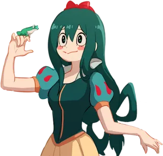 Tsuyu Asui (BNHA) @KeiristGroup telegram stickers