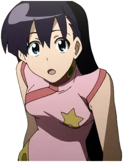 😲 14a9ad8a anime, female, cartoon, character, girl whatsapp sticker