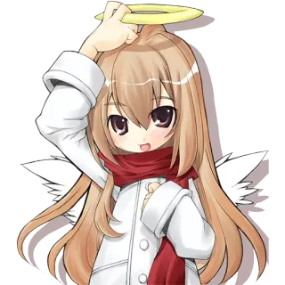 😇 4d187a8f Anime, Anjo, Garota, Fofo whatsapp sticker