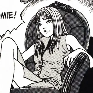 😁 9c61e0ee Tomie TOMIE! Manga, Horor, Tomie, Junji Ito telegram sticker