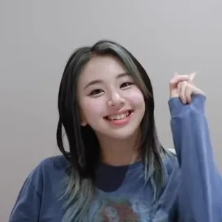 😃 822b3afc donna, ragazza, ritratto, sorriso, felice, persona, asiatica telegram sticker