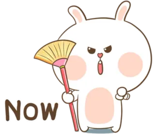 Tuagom Puffy Rabbit By TORA JUNG telegram stickers