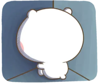 😌 9d2c5ed2 mignon, ours, autocollant, dessin animé, animal telegram sticker