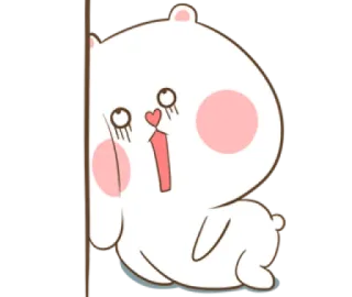 😌 b463a394 mignon, triste, animal, ours, dessin animé telegram sticker