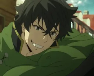 😈 3b25adf3 Naofumi Iwatani The Rising of the Shield Hero Anime, The Rising of the Shield Hero, Naofumi Iwatani, Fantasy, Isekai, Personnage, Héros au bouclier whatsapp sticker