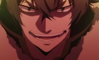 ❤️‍🔥 d7ccb939 Anime, Homme, Maléfique, Sourire narquois, Machiavélique, Vilain whatsapp sticker