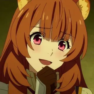 ❤️ f40f96cc Raphtalia The Rising of the Shield Hero Anime, Raphtalia, The Rising of the Shield Hero, Tanuki, mignon, Fantaisie whatsapp sticker
