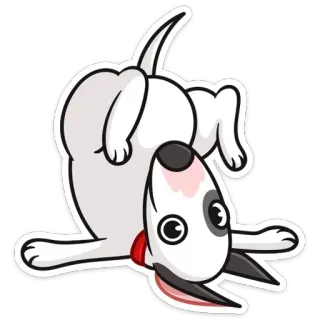 ☺️ 0dcb9460 หมา, การ์ตูน, สัตว์, สัตว์เลี้ยง, น่ารัก telegram sticker