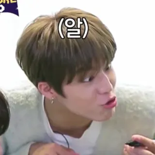 🤯 55cd14e2 (알) Koreaans, grappig, uitdrukking, meme, gezicht, reactie telegram sticker