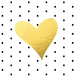 💖 afec5988 heart, gold, love, dots, polka dots, pattern telegram sticker