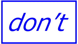 🙅 765e0033 don't niet, blauw, zwart, tekst, negatief whatsapp sticker