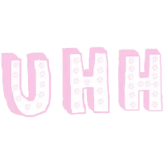 🙄 b1aca562 UHH tekst, woord, roze, letters, eh whatsapp sticker