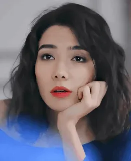 😒 85c6baeb ผู้หญิง, ภาพเหมือน, ความงาม, ใบหน้า, คน, นางแบบ telegram sticker