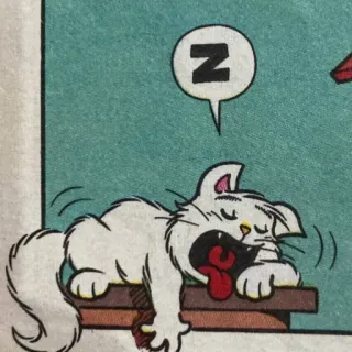 💤 8fed7584 Z Katze, schlafend, Cartoon, zzz, Tier telegram sticker