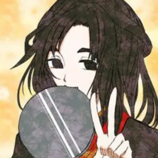 😄 232f48ef hòa bình, anime, fan, nụ cười telegram sticker