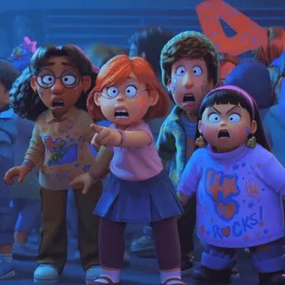 😄 7347bf6b Turning Red 메이의 새빨간 비밀, 디즈니, 픽사, 애니메이션, 친구, 충격, 영화 telegram sticker