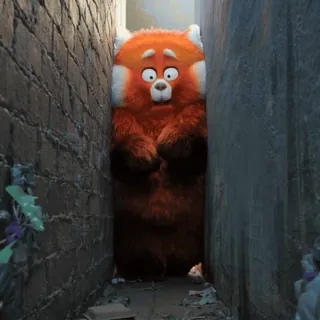 😶 80ffe6e3 Mei Lee Turning Red 레서판다, 만화, 애니메이션, 디즈니, 픽사, 메이의 새빨간 비밀, 메이 리 telegram sticker