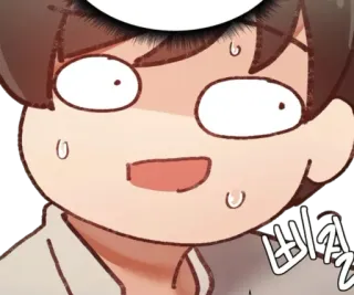 😓 32023fbc 삐질 อนิเมะ, เหงื่อ, ประหม่า, การ์ตูน telegram sticker