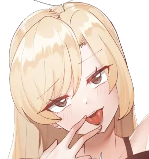 일진녀 과와하기 telegram stickers