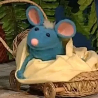 ♿️ fbfc0a77 หุ่น, หนู, การ์ตูน, สัตว์, สีน้ำเงิน, ตะกร้า, ของเล่น telegram sticker