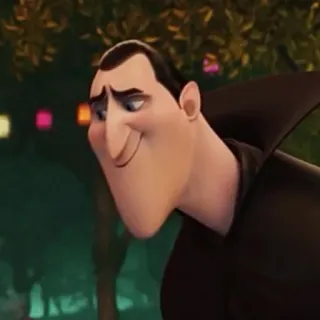 😌 1a13004c Dracula Hotel Transylvania Vampir, Cartoon, Film, Charakter, Animation, Dracula, Hotel Transsilvanien telegram sticker