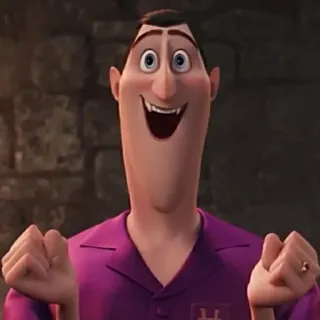 😃 27990a87 Dracula Hotel Transylvania Cartoon, Vampir, Hotel Transsilvanien, Dracula, Monster, animiert, lustig telegram sticker