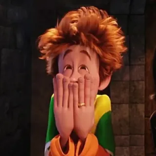 🙊 51161549 Jonathan Loughran Hotel Transylvania Cartoon, Figur, Überraschung, Aufgeregt, Hotel Transsilvanien telegram sticker