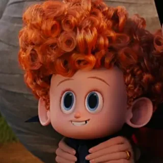 😁 566ae2f7 Dennis Hotel Transylvania Dennis, Hotel Transsilvanien, Cartoon, animiert, Vampir, Kind telegram sticker