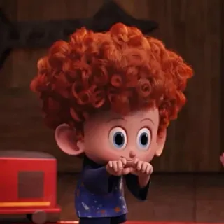 😋 63c7b77c Dennis Hotel Transylvania Cartoon, animiert, Film, Kind, Junge, süß, Figur telegram sticker