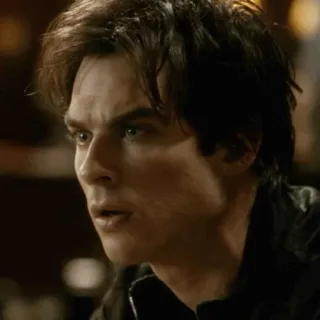 😢 99f41621 Damon Salvatore The Vampire Diaries vampire, surnaturel, série TV, drame, personnage, Damon, Salvatore telegram sticker