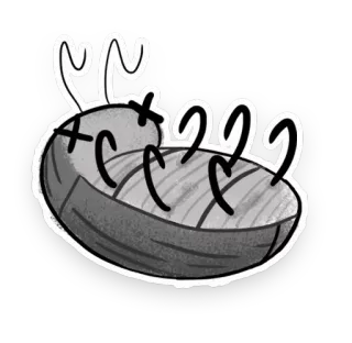 🐞 58b5f9b6 虫, 昆虫, 漫画, イラスト, デフォルメ whatsapp sticker