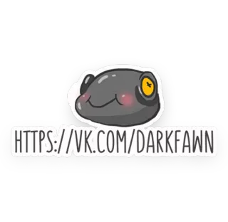 🎨 a3891a14 HTTPS://VK.COM/DARKFAWN 漫画, ステッカー, ソーシャルメディア, ウェブサイト, VK.com whatsapp sticker