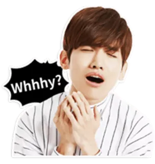 ⁉ 4e2397cd Whhhy? Meme, Divertido, Pregunta, Por qué, Expresión, Exasperado telegram sticker