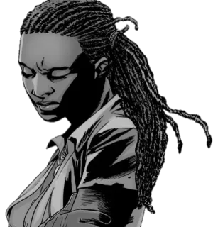 😞 5d17abe1 wanita, potret, serius, komik, hitam putih telegram sticker