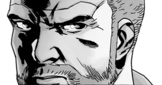 😡 61690fe0 pria, potret, wajah, komik, serius telegram sticker