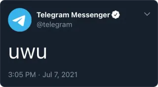 ☺️ bace74b7 uwu uwu, Meme, Texte telegram sticker