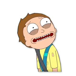 😬 142f4952 Morty Rick and Morty カートゥーン, モーティ, リック・アンド・モーティ, アニメ, テレビ番組, 面白い whatsapp sticker