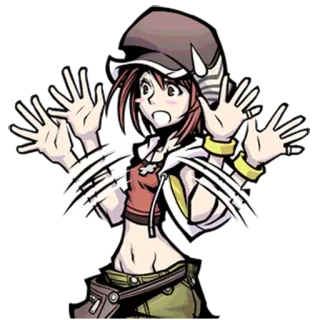 😳 214aeedc Rindo Kanade NEO: The World Ends with You Anime, Video game, The World Ends with You, Karakter, Rindo telegram sticker