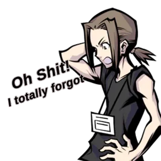 😨 6ad643c4 Oh Shit! I totally forgot kaget, kesal, terkejut, lupa, kesalahan telegram sticker