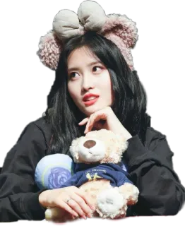 🙄 b51fde6f k-pop, twice, idol, lindo, osito de peluche, entretenimiento whatsapp sticker