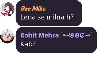 📚 23ab2c2a Lena se milna h?
Kab? whatsapp sticker