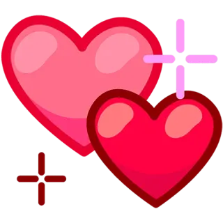 💞 b6a49461 сердца, любовь, дружба, позитив, привязанность, отношения, день святого валентина whatsapp sticker