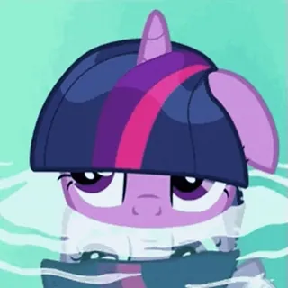 ❤️ 5e8f1544 Twilight Sparkle My Little Pony twilight sparkle, pony, cartoon, animation whatsapp sticker