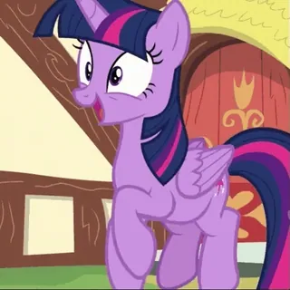 ❤️ e032f2e9 Twilight Sparkle My Little Pony Pony, Cartoon, Tier, Animiert, Freundschaft, Magie whatsapp sticker