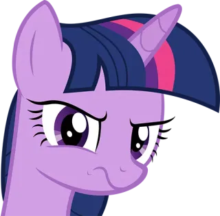 😤 1c635c6f Twilight Sparkle My Little Pony ทไวไลท์ สปาร์เคิล, mlp, มายลิตเติ้ลโพนี่, โพนี่, การ์ตูน telegram sticker