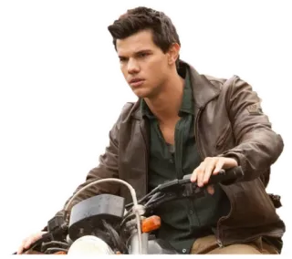 🏍 525da4b7 Jacob Black Twilight taylor lautner, twilight saga, xe máy, diễn viên, thần tượng tuổi teen telegram sticker